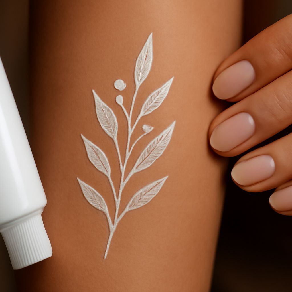 White ink on black skin, white tattoo black skin