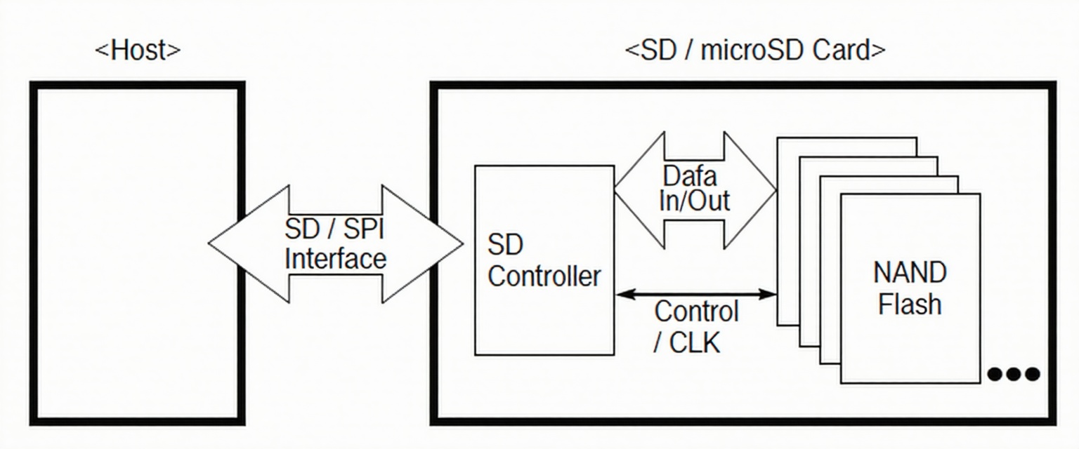 SD card pinout and SD card duplicator
