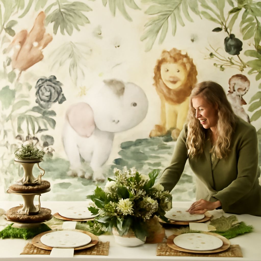 baby shower backdrop ideas and best lens for portraits