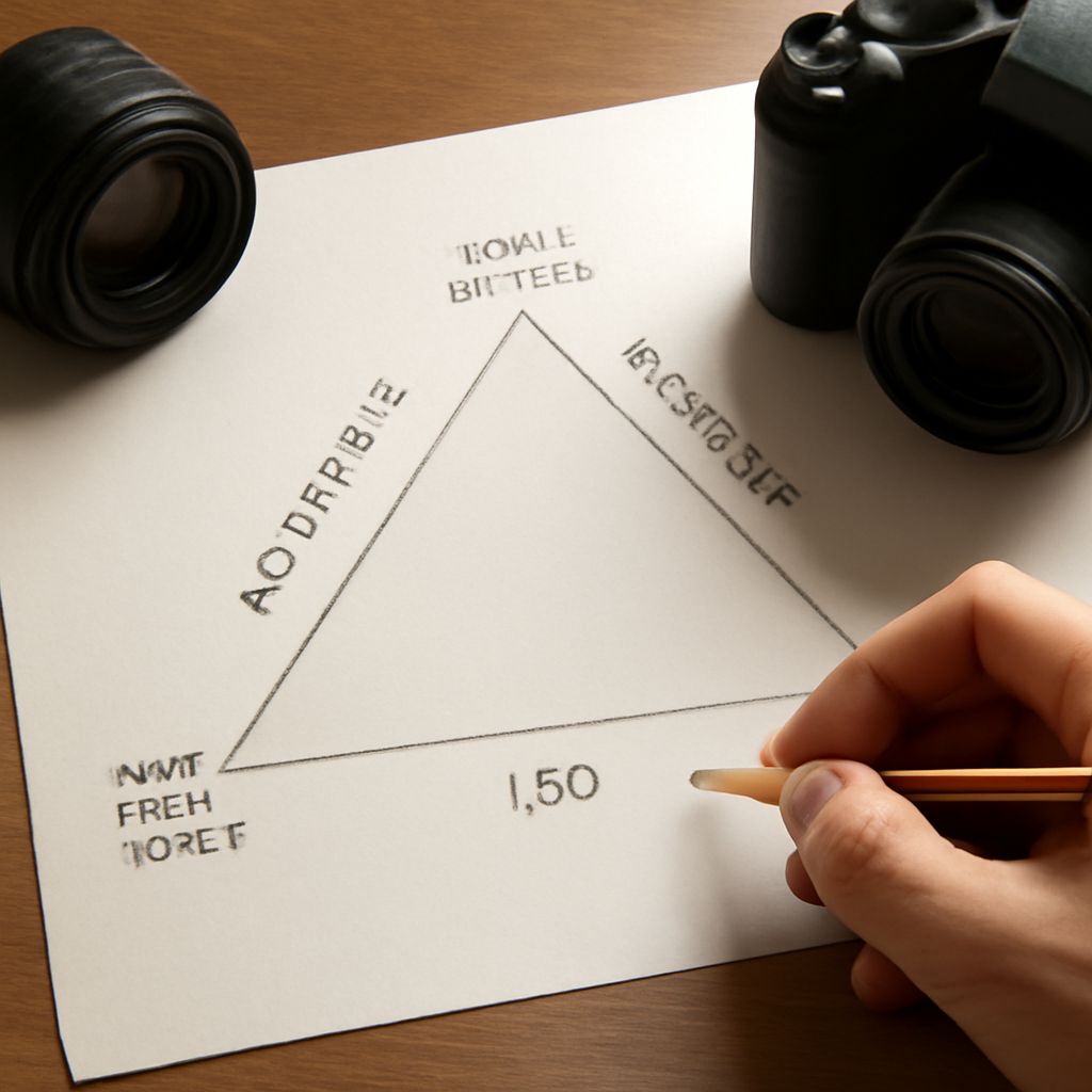 Exposure triangle cheat sheet for long exposure fireworks and steel wool photography
