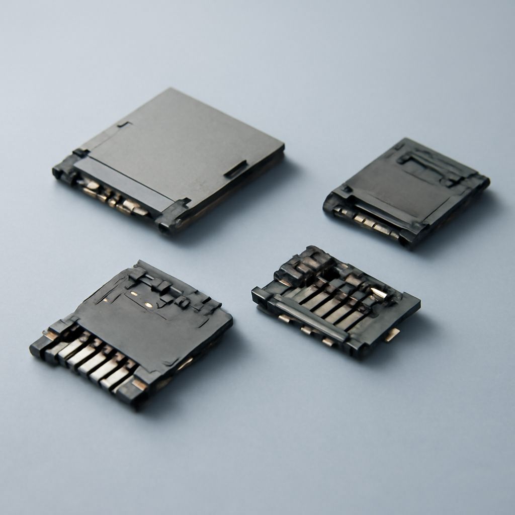Comparison of SIM card vs SD card highlighting differences