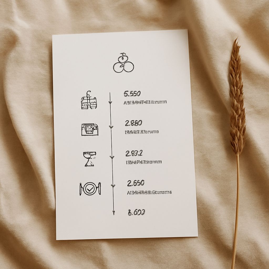wedding day timeline 4pm ceremony and wedding timeline generator