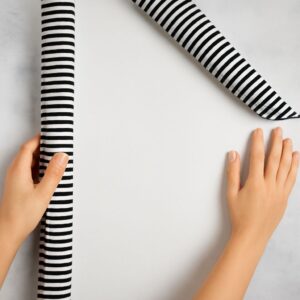 Black and White Striped Leggings for a Stylish Look