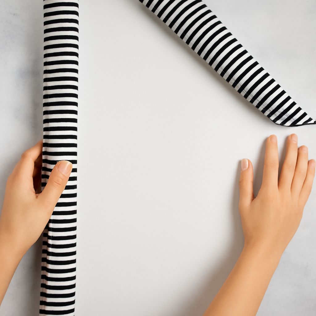 black and white striped leggings and jacket