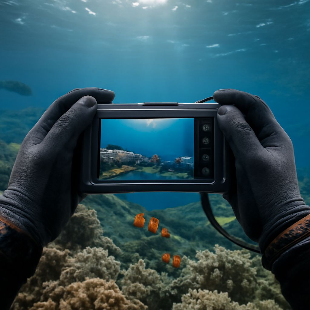 Digital camera settings and best underwater camera for scuba diving